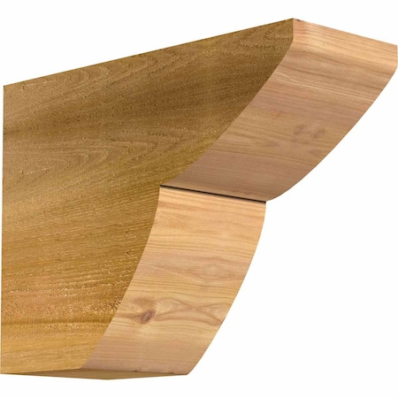 Ekena Millwork Crestline Rough Sawn Rafter Tail, Western Red Cedar, 6"W x 12"H x 16"L RFT06X12X16CRE00RWR